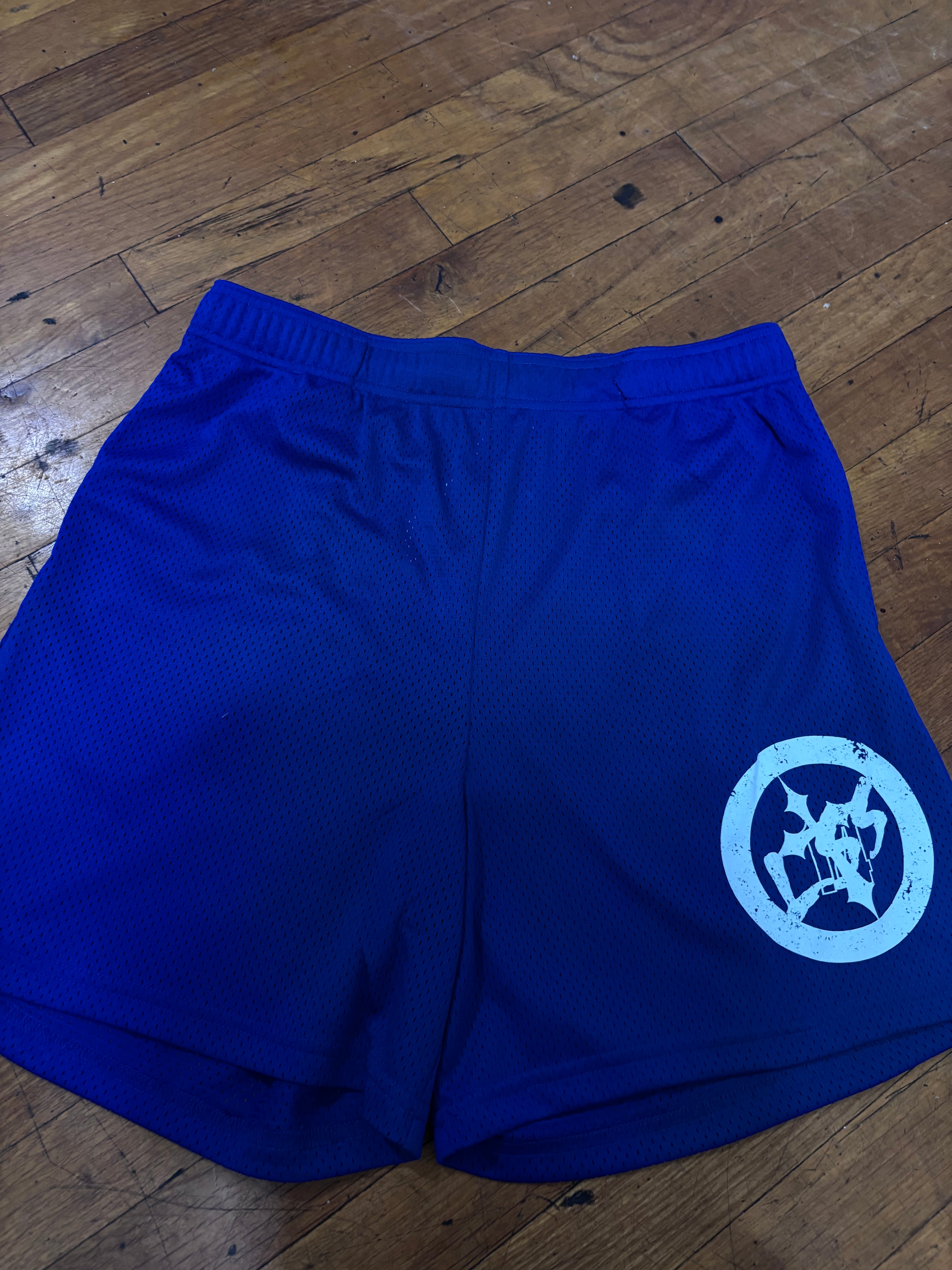 Royal Blue LSS MESH SHORTS